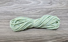 шнур 3мм без сердечника меланж белый+мята+н.голубой+св.желтый  - Шнуры для рукоделия