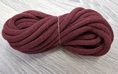 Шнур Хлопковый 7ММ с сердечником Бордовый - Шнуры для рукоделия