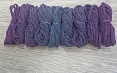 Градиент 3мм без сердечника: фиолет-джинс-фиолет - Шнуры для рукоделия
