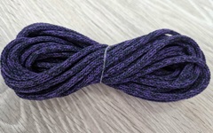 шнур хлопковый 4мм без сердечника фиолет+темно-синий - Шнуры для рукоделия