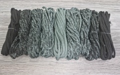 Градиент 3мм без сердечника: графит-полынь-графит - Шнуры для рукоделия