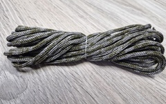 шнур меланж п/э 3мм без сердечника хаки + серый - Шнуры для рукоделия