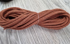 шнур хлопковый 4мм без сердечника каштан - Шнуры для рукоделия