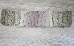 Градиент 3мм без сердечника: кофе-айвори-пыльная роза-айвори-кофе - Шнуры для рукоделия