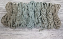 Градиент 3мм без сердечника: кофе-полынь-кофе - Шнуры для рукоделия