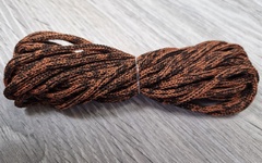 шнур меланж п/э 3мм без сердечника коричневый + терракот - Шнуры для рукоделия