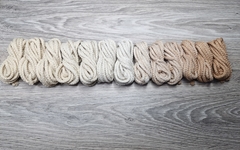 Шнур 5мм с сердечником ГРАДИЕНТ Крем-Айвори-Персик - Шнуры для рукоделия