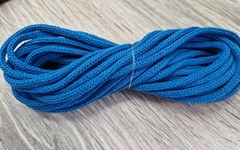 шнур хлопковый 4мм без сердечника лазурный - Шнуры для рукоделия