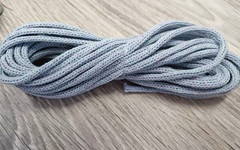 шнур хлопковый 4мм без сердечника ледяной+сирень (2-1) - Шнуры для рукоделия