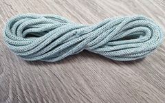 шнур хлопковый 4мм без сердечника ледяной+молочный (2-1) - Шнуры для рукоделия