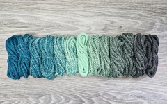 Шнур 5мм с сердечником ГРАДИЕНТ М.Волна-Свежая Мята-Асфальт - Шнуры для рукоделия