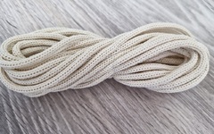 шнур хлопковый 4мм без сердечника молочный 100% хб - Шнуры для рукоделия
