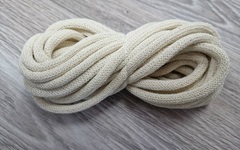 Шнур Хлопковый 7ММ с сердечником Молочный - Шнуры для рукоделия