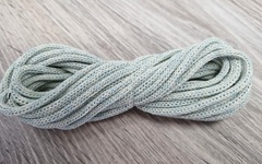 шнур хлопковый 4мм без сердечника молочный+ледяной(2-1) - Шнуры для рукоделия