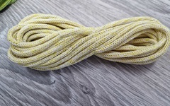 шнур хлопковый 4мм без сердечника молочный+желтый (2-1) - Шнуры для рукоделия