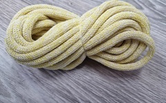 Шнур Хлопковый 7ММ с сердечником молоко+желтый 2-1 - Шнуры для рукоделия