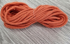 шнур хлопковый 4мм без сердечника морковь - Шнуры для рукоделия