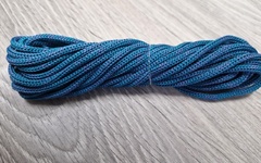 шнур меланж п/э 3мм без сердечника морская волна + деним - Шнуры для рукоделия