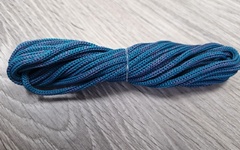 шнур меланж п/э 3мм без сердечника морская волна + джинс - Шнуры для рукоделия