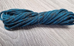 шнур меланж п/э 3мм без сердечника морская волна + графит - Шнуры для рукоделия