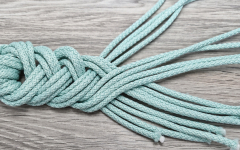 ШНУР ДЛЯ ГАМАКА 5мм с сердечником статический Мята - Шнуры для рукоделия