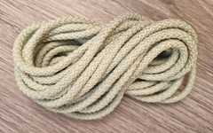 Шнур 5мм с сердечником МЕЛАНЖ Свежая Мята+беж - Шнуры для рукоделия