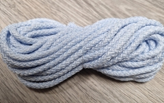 Шнур 5мм с сердечником МЕЛАНЖ Нежно-Голубой+Белый - Шнуры для рукоделия