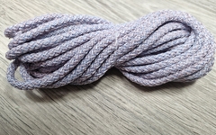 Шнур 5мм с сердечником МЕЛАНЖ Нежно-Голубой+Пыльная роза - Шнуры для рукоделия