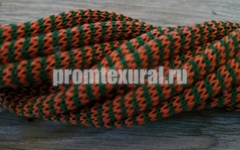 Шнур ХБ 7мм с сердечником Оранж+Зеленый - Шнуры для рукоделия