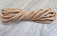 Шнур полиэфирный вязаный 3мм персик без сердечника - Шнуры для рукоделия