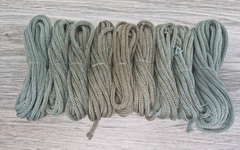 Градиент 3мм без сердечника: полынь-кофе-полынь - Шнуры для рукоделия