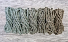 Шнур 5мм с сердечником ГРАДИЕНТ Полынь-Кофе - Шнуры для рукоделия