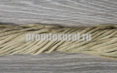 Шнур полиэфирный 3мм без сердечника пшеничный  - Шнуры для рукоделия