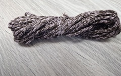 шнур меланж п/э 3мм без сердечника пыльная роза + коричневый - Шнуры для рукоделия