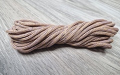 шнур меланж п/э 3мм без сердечника пыльная роза + персик - Шнуры для рукоделия