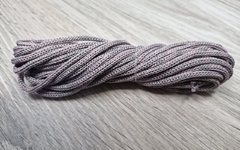 шнур меланж п/э 3мм без сердечника пыльная роза + серый - Шнуры для рукоделия