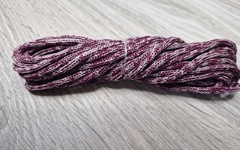 шнур меланж п/э 3мм без сердечника пыльная роза + винный - Шнуры для рукоделия