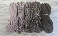 Градиент 3мм без сердечника: пыльная роза-коричневый - Шнуры для рукоделия