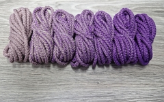 Шнур 5мм с сердечником ГРАДИЕНТ Пыльная Роза-Сирень - Шнуры для рукоделия