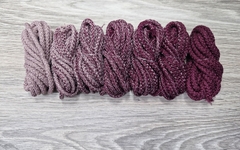Шнур 5мм с сердечником ГРАДИЕНТ Пыльная Роза-Винный - Шнуры для рукоделия
