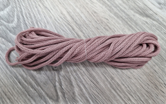 Шнур 3мм без сердечника полиэфирный пыльная роза (II) - Шнуры для рукоделия