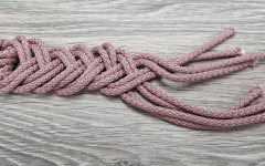 ШНУР ДЛЯ ГАМАКА 5мм с сердечником статический Пыльная Роза (II) - Шнуры для рукоделия
