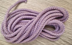 Шнур 5мм с сердечником МЕЛАНЖ Пыльная Роза+лаванда - Шнуры для рукоделия