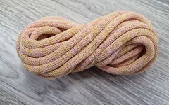 Шнур Хлопковый 7ММ с сердечником розовый + желтый 2-1 - Шнуры для рукоделия