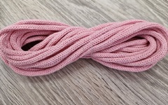 шнур хлопковый 4мм без сердечника розовый - Шнуры для рукоделия