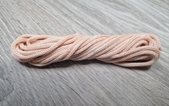 шнур меланж п/э 3мм без сердечника розовый+айвори - Шнуры для рукоделия