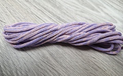 шнур меланж п/э 3мм без сердечника розовый+лаванда - Шнуры для рукоделия