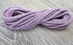 шнур хлопковый 4мм без сердечника розовый+сирень - Шнуры для рукоделия