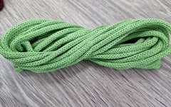 шнур хлопковый 4мм без сердечника салатовый - Шнуры для рукоделия