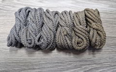 Шнур 5мм с сердечником ГРАДИЕНТ Серый-Кофе - Шнуры для рукоделия